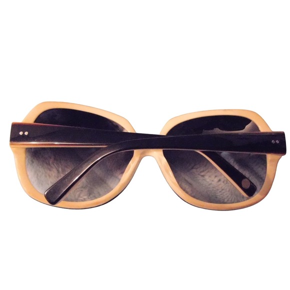 DITA Sunglasses Oversized Round Brown Gradient Lenses Women Fashion - Picture 2 of 6